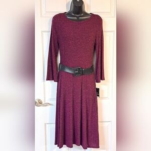 Ronni Nicole NWT Dark Red Pullover Dress